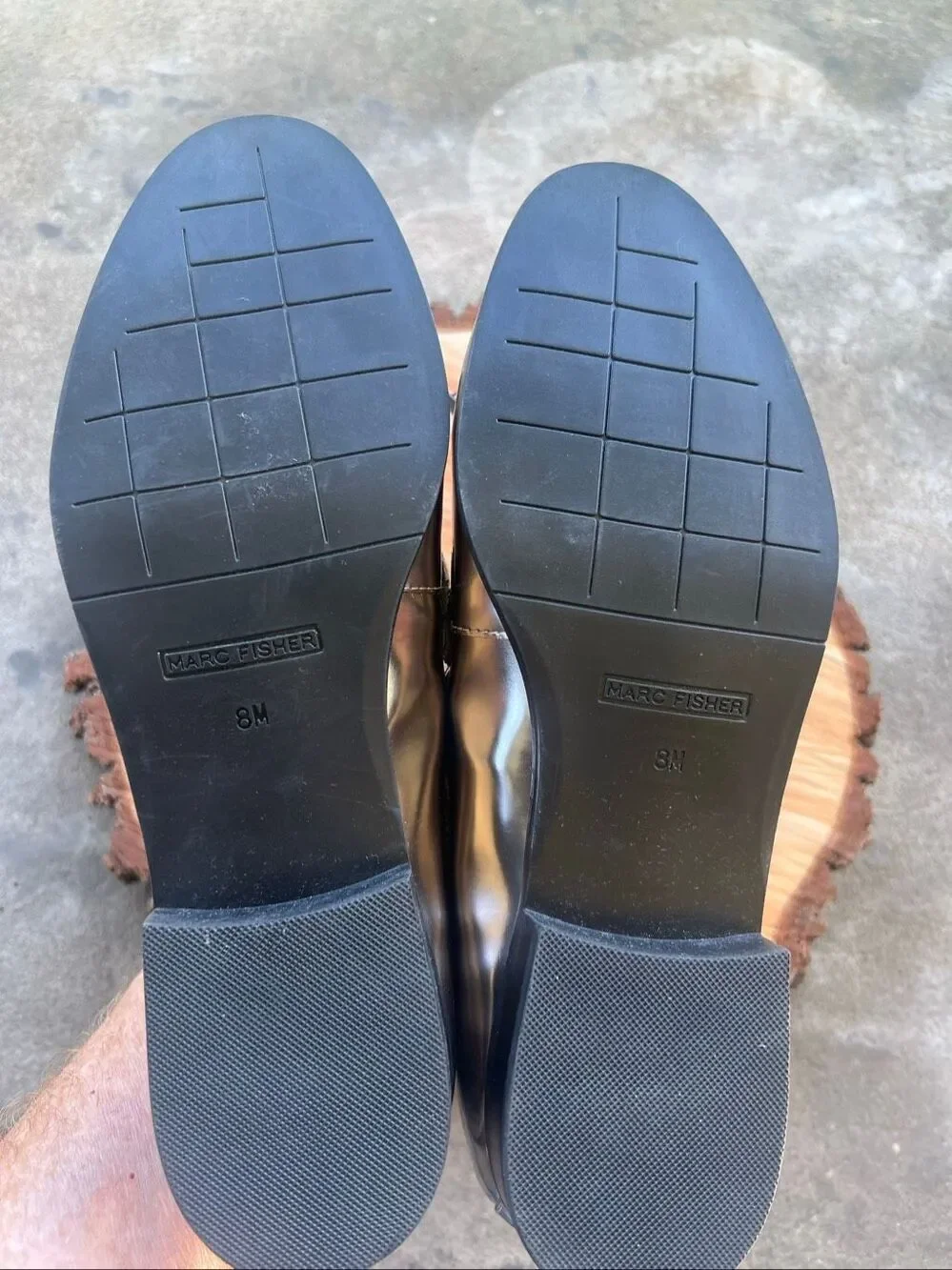 Marc Fisher Envy2 Metallic Silver Tassel Loafers Nwot Size 8